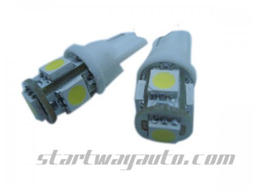 T10 Base 5 SMD 5050 Three chips Auto LED Lamp
