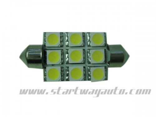 Festoon 9SMD5050 Three chip Car LED