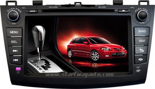 New Mazda 3 DVD player