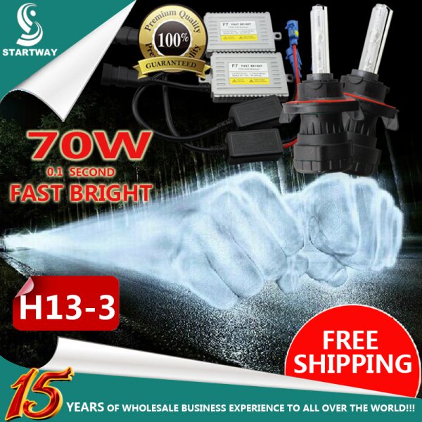 70W Fast Bright HID